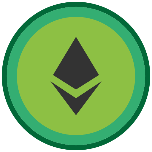 zöld ethereum ikonra