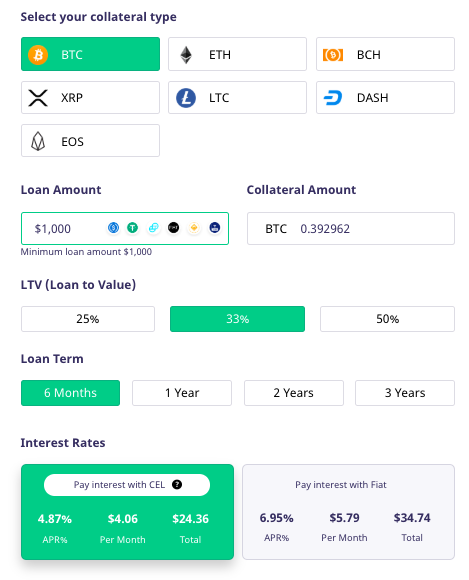 Крипто-кредит Celsius Network