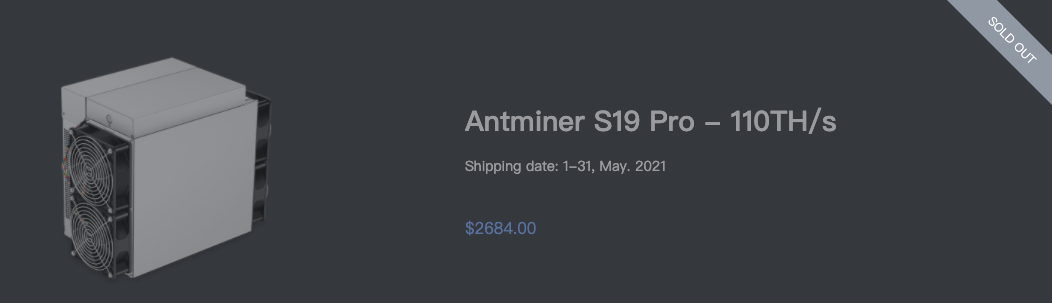 antminer s19 na bitmain službenoj web stranici
