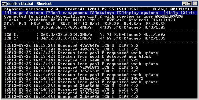 BCH rudarski softver